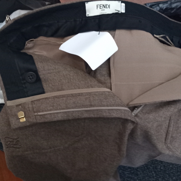 Brand New without Tags!!! Fendi Pants  100% Authentic and Very Classy! - Picture 2 of 5